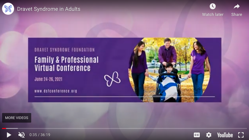 Dravet in Adults video presentation screenshot